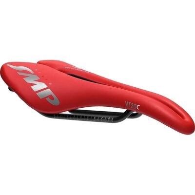 Selle SMP VT20 C Rouge - Selle de Sport pour Vélo - Publicité Selle SMP VT20 C Rouge - Selle de Sport pour Vélo - Publicité