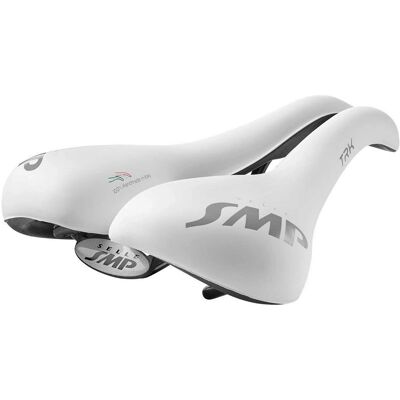 Selle SMP TRK Stor Cykelsadel - Vit - Sport/Stad/Turism Selle SMP TRK Stor Cykelsadel - Vit - Sport/Stad/Turism