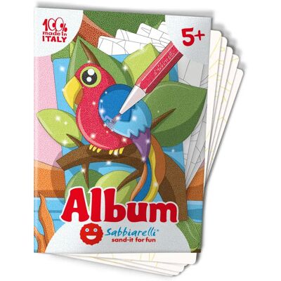 Album Sabbiarelli - Animaux Exotiques 5+ - Cahier de Coloriage - Publicité Album Sabbiarelli - Animaux Exotiques 5+ - Cahier de Coloriage - Publicité