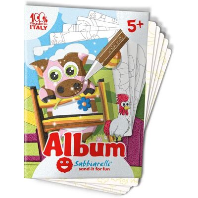 Sabbiarelli Marque - Animaux de ferme Art au sable - 5+ - Publicité Sabbiarelli Marque - Animaux de ferme Art au sable - 5+ - Publicité