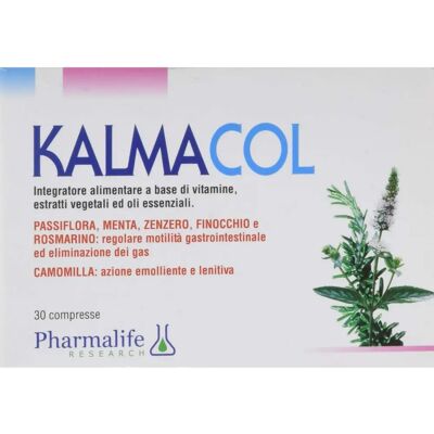 Pharmalife Research Srl Kalmacol - Supporto Digestivo - 30 Compresse Pharmalife Research Srl Kalmacol - Supporto Digestivo - 30 Compresse