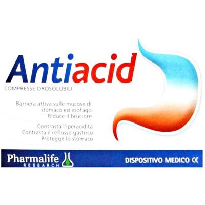 Pharmalife Research Antiacid - 30 Compresse Orosolubili - Integratore Alimentare Pharmalife Research Antiacid - 30 Compresse Orosolubili - Integratore Alimentare