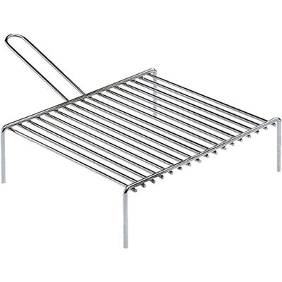 HOMEGARDEN Graticola multiuso in acciaio cromato 60x35 cm - Griglia HOMEGARDEN Graticola multiuso in acciaio cromato 60x35 cm - Griglia