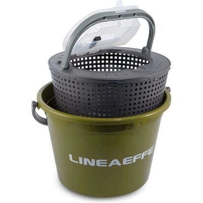 Lineaeffe - Fish Food Pail - 12L - Verde - Equipo de pesca Lineaeffe - Fish Food Pail - 12L - Verde - Equipo de pesca