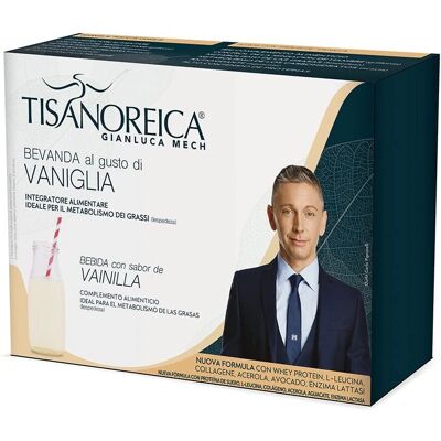 Gianluca Mech Spa Tisanoreica Frullato Vaniglia 4x28g - Gusto Vaniglia Bevanda Dietetica Gianluca Mech Spa Tisanoreica Frullato Vaniglia 4x28g - Gusto Vaniglia Bevanda Dietetica
