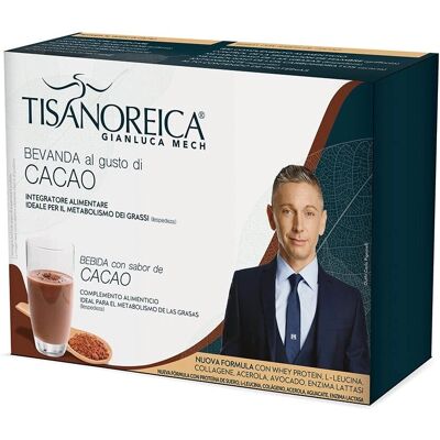 Bevanda al cacao Gianluca Mech - Integratore alimentare - 4 x 31,5g Bevanda al cacao Gianluca Mech - Integratore alimentare - 4 x 31,5g