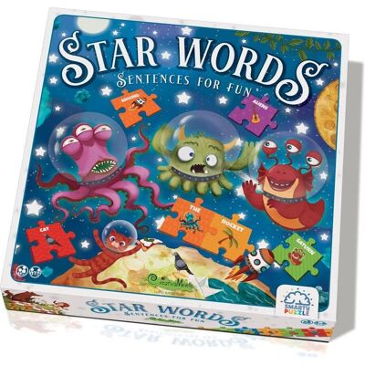 CreativaMente Smarty Puzzle- Star Words - Bildungsspiel CreativaMente Smarty Puzzle- Star Words - Bildungsspiel
