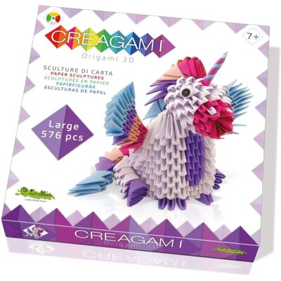 Oxford Creagami 3D Jednorożec Zabawka Kreatywna - Zestaw Origami Oxford Creagami 3D Jednorożec Zabawka Kreatywna - Zestaw Origami