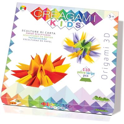 CreativaMente Creagami - Origami 3D Kids Spinners 110 Stuks CreativaMente Creagami - Origami 3D Kids Spinners 110 Stuks