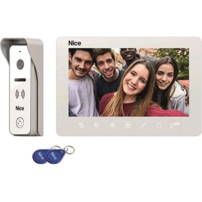 Nice Home - Kit de vidéophone couleur avec écran 7'' et caméra HD grand angle - Publicité Nice Home - Kit de vidéophone couleur avec écran 7'' et caméra HD grand angle - Publicité