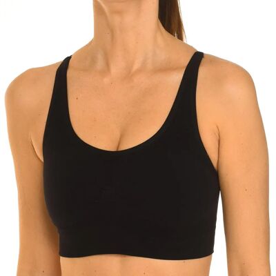 Intimidea Womens American Style Sl Sport Bra - Black Nylon - Size Small/medium - Sports Bra Intimidea Womens American Style Sl Sport Bra - Black Nylon - Size Small/medium - Sports Bra