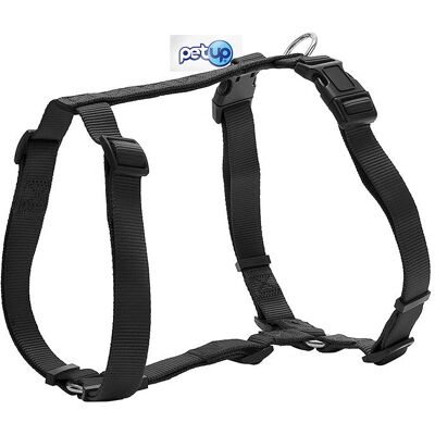 Petup Pettorina doppia regolazione 5-25 mm nero Petup Pettorina doppia regolazione 5-25 mm nero