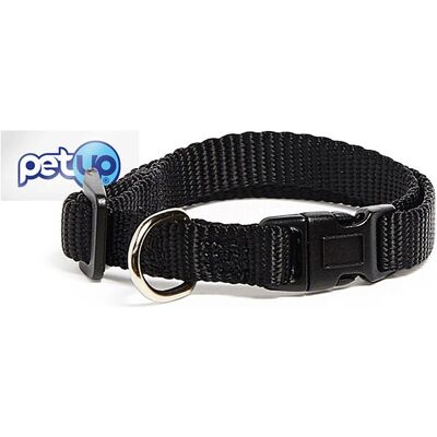 Collare in nylon PetUp 12mm nero - Collare Collare in nylon PetUp 12mm nero - Collare