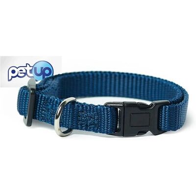 Collare per cani Petup - Nylon 15 mm Blu Collare per cani Petup - Nylon 15 mm Blu