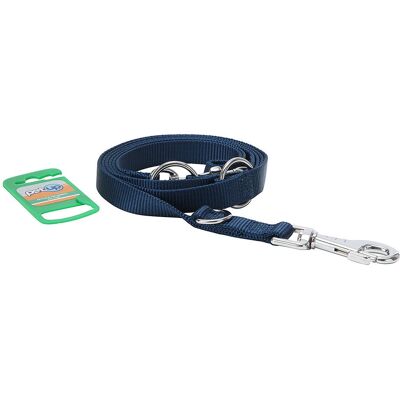 Guinzaglio in nylon blu Petup - Addestramento 2m Guinzaglio in nylon blu Petup - Addestramento 2m