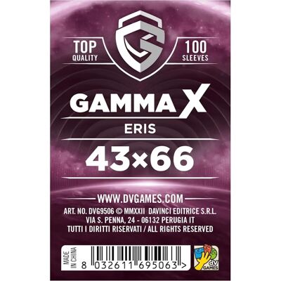 DV Giochi Gamma X - Eris 43x66 Sleeves DV Giochi Gamma X - Eris 43x66 Sleeves