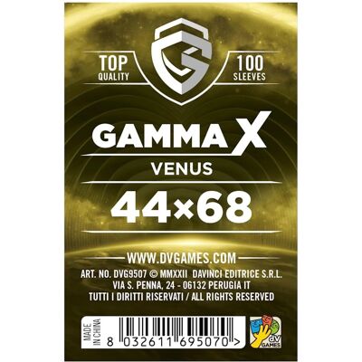 DV Giochi Gamma X - Venus Bustine Protettive - Protezione Carte DV Giochi Gamma X - Venus Bustine Protettive - Protezione Carte