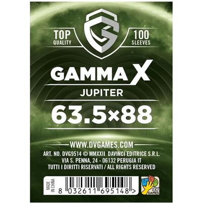 Gamma X - Bustine protettive Jupiter - 63,5×88 mm Gamma X - Bustine protettive Jupiter - 63,5×88 mm