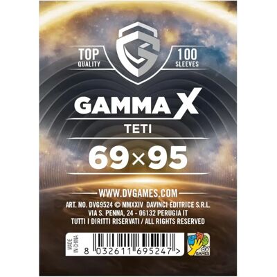 DV Games Gamma X Bustine Protettive - 69x95mm DV Games Gamma X Bustine Protettive - 69x95mm