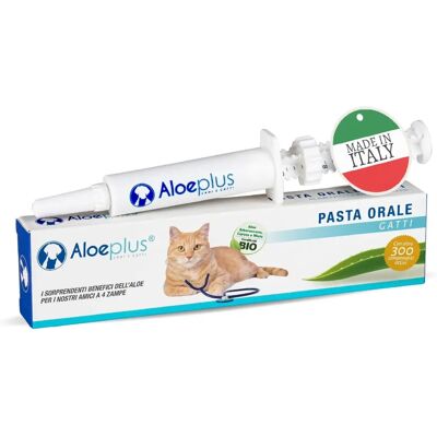 HDR Srl Aloeplus Pasta Orale Gatto 15ml - Supporto immunitario & Disintossicazione HDR Srl Aloeplus Pasta Orale Gatto 15ml - Supporto immunitario & Disintossicazione