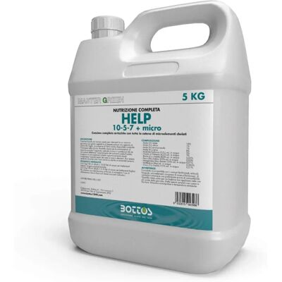 BOTTOS Help 10-5-7 Microéléments Chelates Fertilisant Liquide - Entretien Pelouse - Publicité BOTTOS Help 10-5-7 Microéléments Chelates Fertilisant Liquide - Entretien Pelouse - Publicité