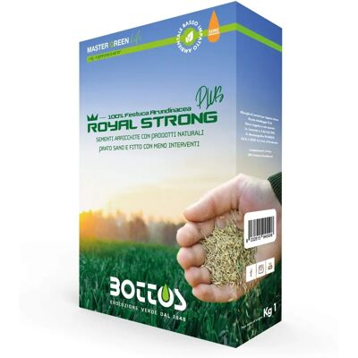 BOTTOS Royal Strong Plus 1 Kg - Semina per prato clima caldo - Riempimento fittissimo BOTTOS Royal Strong Plus 1 Kg - Semina per prato clima caldo - Riempimento fittissimo