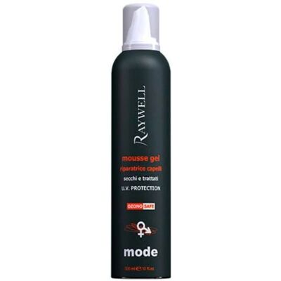 Raywell Mode Mousse Gel Réparateur - Tous types de cheveux - Publicité Raywell Mode Mousse Gel Réparateur - Tous types de cheveux - Publicité