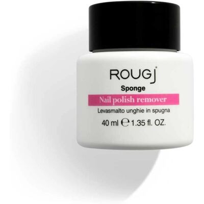 Rimuovi Smalto Rougj - 40ml in Spugna Rimuovi Smalto Rougj - 40ml in Spugna