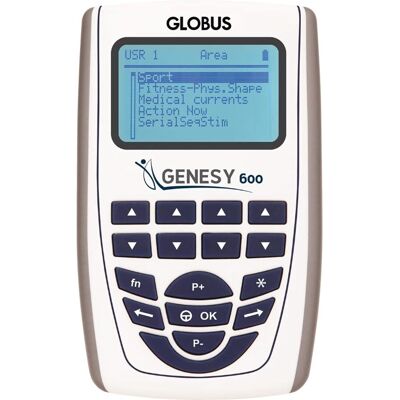 Électrostimulateur Globus Genesy 600 - Appareil professionnel multi-canaux - Publicité Électrostimulateur Globus Genesy 600 - Appareil professionnel multi-canaux - Publicité
