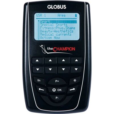Globús Électrostimulateur - The Champion 4 Canaux Sport - Publicité Globús Électrostimulateur - The Champion 4 Canaux Sport - Publicité