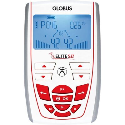 Eletroestimulação Globus Elite SII - 2 Canais, 100 Programas Eletroestimulação Globus Elite SII - 2 Canais, 100 Programas