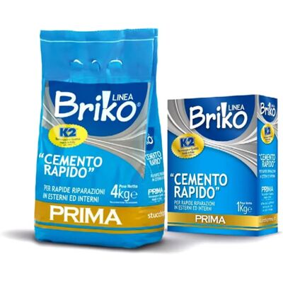 Briko K2 Schnellzement - 4kg für Reparaturen & Befestigungen Briko K2 Schnellzement - 4kg für Reparaturen & Befestigungen