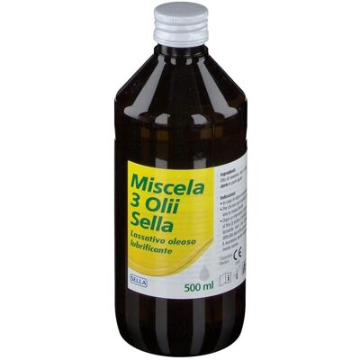Miscela di 3 Oli Sella - Lassativo - 500ml Miscela di 3 Oli Sella - Lassativo - 500ml