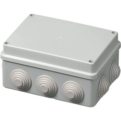 Elettrocanali EC400C5 Aufputz-Abzweigdose mit Deckel und Schrauben - Surface-mounted box Elettrocanali EC400C5 Aufputz-Abzweigdose mit Deckel und Schrauben - Surface-mounted box