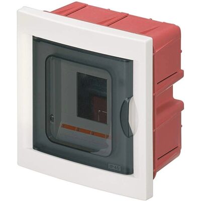 Elettrocanali EC63004B - Centralino incasso 4 moduli IP40 Bianco Elettrocanali EC63004B - Centralino incasso 4 moduli IP40 Bianco