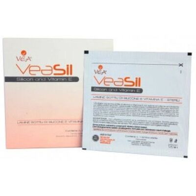 Vea Cosmetics Vea Sil Fogli di Silicone per Trattamento Cicatrici e Cheloidi - 8 Bustine Vea Cosmetics Vea Sil Fogli di Silicone per Trattamento Cicatrici e Cheloidi - 8 Bustine