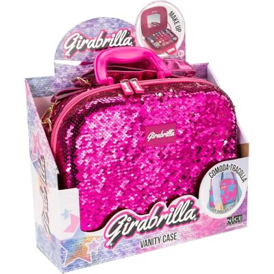 Nice Girabrilla Make-up Koffer - Wendbare Pailletten, Tragbar, Sicher Nice Girabrilla Make-up Koffer - Wendbare Pailletten, Tragbar, Sicher