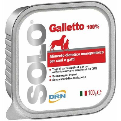 Marca Galletto Cibo Monoproteico Naturale per Cani e Gatti - 100g Marca Galletto Cibo Monoproteico Naturale per Cani e Gatti - 100g