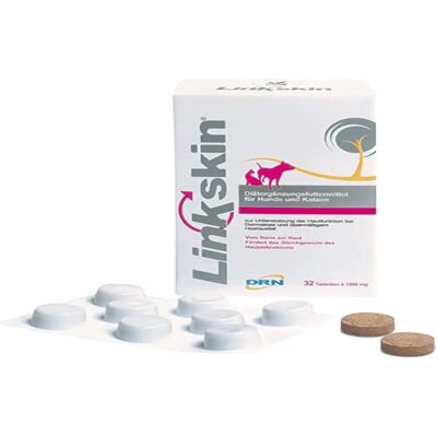DRN Linkskin Integratore per Cani e Gatti - Pelle e Mantello DRN Linkskin Integratore per Cani e Gatti - Pelle e Mantello