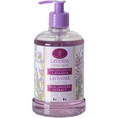 Saponificio Artigianale Fiorentino Lavendel 500 ML - Flydende Sæbe Saponificio Artigianale Fiorentino Lavendel 500 ML - Flydende Sæbe