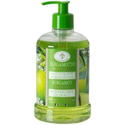 Saponificio Artigianale Fiorentino Bergamotto - Savon Liquide 500 ML - Publicité Saponificio Artigianale Fiorentino Bergamotto - Savon Liquide 500 ML - Publicité