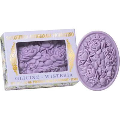 Saponificio Artigianale Fiorentino Wisteria - Naturlig fast sæbe til kvinder Saponificio Artigianale Fiorentino Wisteria - Naturlig fast sæbe til kvinder