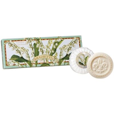 Saponificio Artigianale Fiorentino Lily Of The Valley Set - Seifen-Set Saponificio Artigianale Fiorentino Lily Of The Valley Set - Seifen-Set