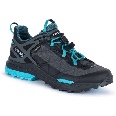 Zapatos de senderismo AKU Rocket GTX Mujer - Todo el año - Negro / Turquesa Zapatos de senderismo AKU Rocket GTX Mujer - Todo el año - Negro / Turquesa