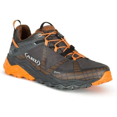 Chaussures de Randonnée AKU Flyrock Goretex - Orange, Noir - Chaussures de Randonnée - Publicité Chaussures de Randonnée AKU Flyrock Goretex - Orange, Noir - Chaussures de Randonnée - Publicité