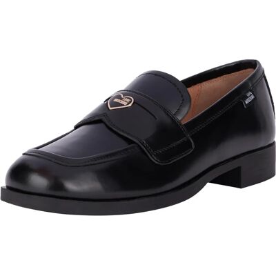 Moschino Lovely College Scarpa Donna Loafers Ballerinas noir - Publicité Moschino Lovely College Scarpa Donna Loafers Ballerinas noir - Publicité