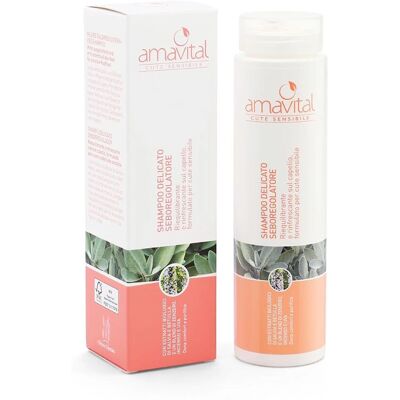 Officine Cleman Amavital Shampoo - Regolatore del sebo per cute sensibile Officine Cleman Amavital Shampoo - Regolatore del sebo per cute sensibile