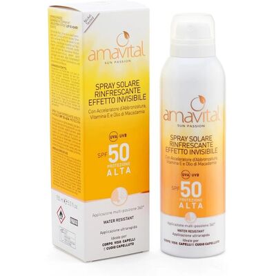 Amavital Sun Passion SPF 50 Spray Solare Invisibile Amavital Sun Passion SPF 50 Spray Solare Invisibile