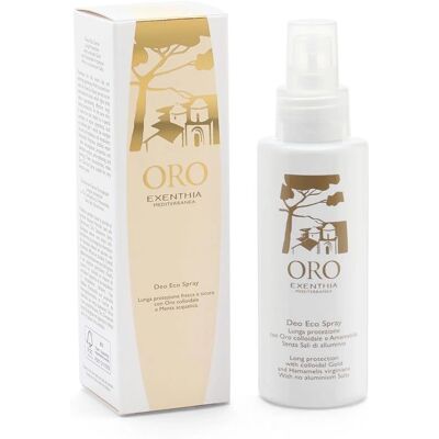 Oficine Cleman Srl Exenthia Mediterranea Oro Deo Eco Spray - Spray Deodorante 100ML Oficine Cleman Srl Exenthia Mediterranea Oro Deo Eco Spray - Spray Deodorante 100ML