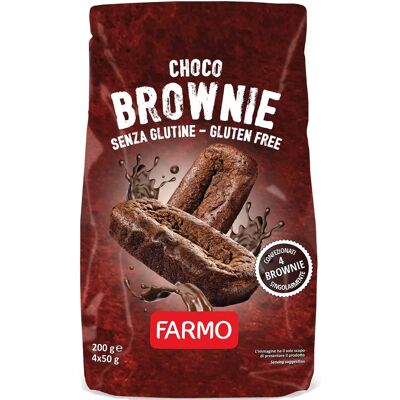 Farmo Choco Brownie - Sans gluten - 200g - Publicité Farmo Choco Brownie - Sans gluten - 200g - Publicité